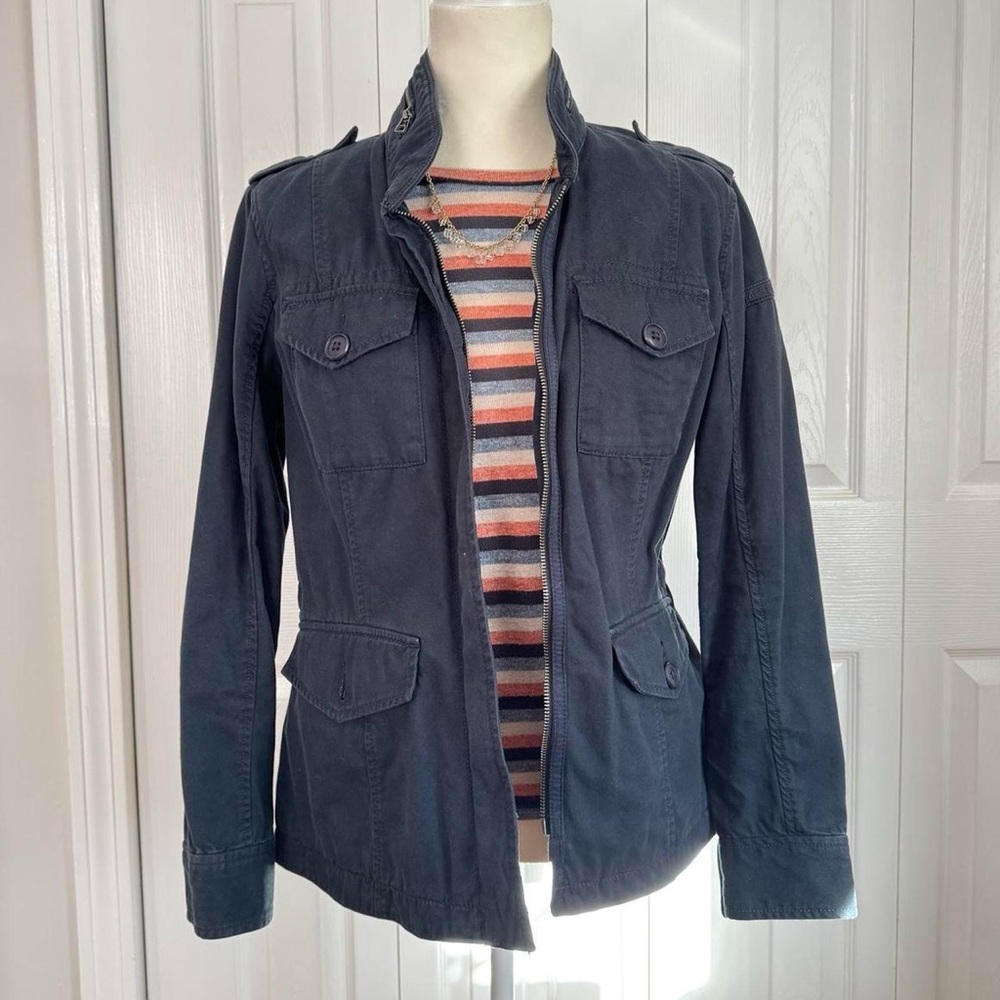 Abercrombie & Fitch Navy Utility Jacket